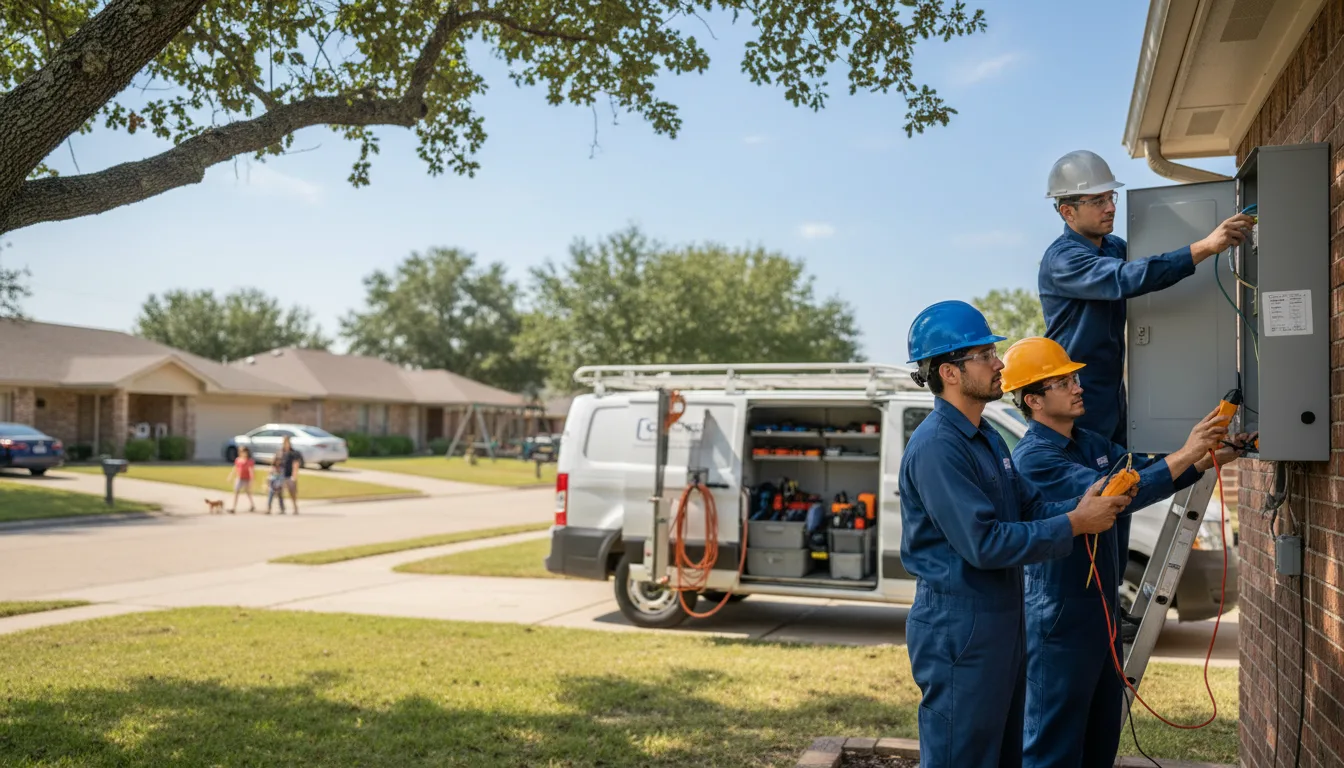 Certified electrician providing emergency electrical services in Neshkoro, WI
